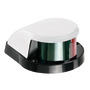 Bow navigation light red/green, white cover