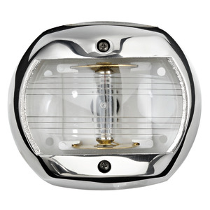Luz de navegación clásica 20 LED - proa de 135° con casquillo de acero inoxidable