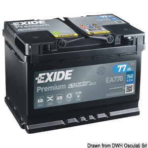 Exide Startbatterie Premium 77 Ah