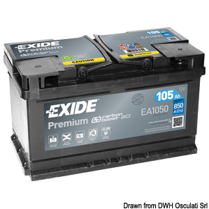 Exide Premium starting battery 105 Ah