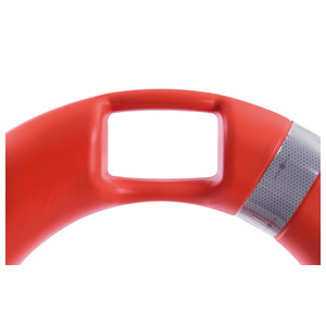 Ring lifebuoy w/rescue light housing 40 x 64 cm