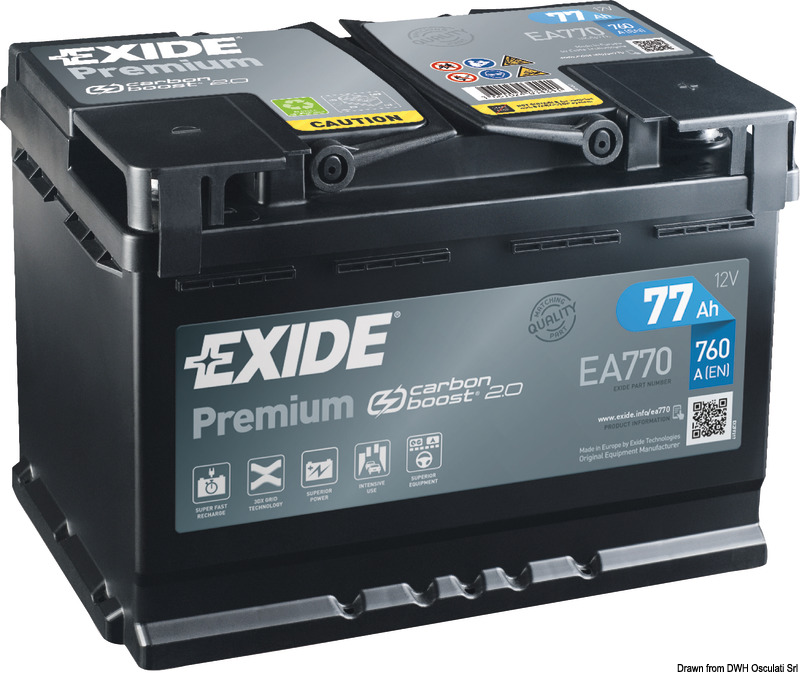 Exide Premium starting battery 64 Ah