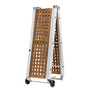 Foldable gangway with grating title=