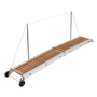 Foldable gangway teak grating 310 cm