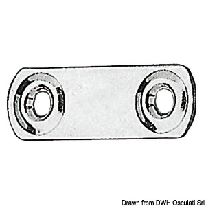 Befestigungsplättchen 50 x 16 mm