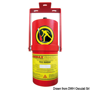 Max Marine 70 aerosol fire suppression system