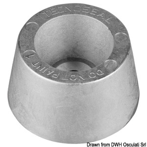 Circular anode, single-bolt mounting