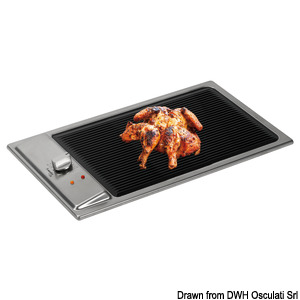 Barbecue električni od staklokeramike i inoxa