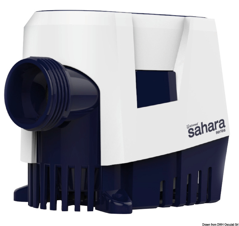 Attwood Sahara MK2 S800 12V 800GPH Automatische Bilgenpumpe Weiß