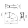 Bugrolle + Trefoil® Anker mit wasserdichtem Verschlussystem