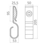 Στηρίγμα καλωδίων με ιμάντα στερέωσης (strap)