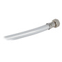 Push button shower white PVC hose 4 m
