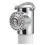 Plastic push-button shower head