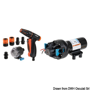 JABSCO Washdown HotShot pump kit 6HD 12V 70psi