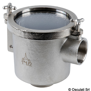 Nickel-plated brass water filter RINA 3/4