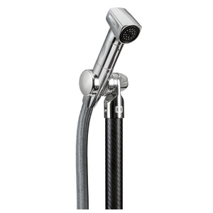 Telescopic carbon rod for shower Saturn