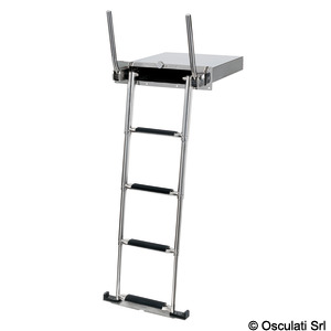 EasyUp built-in telescopic ladder with handles