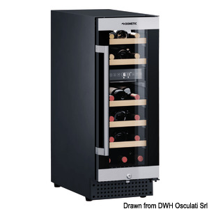 Compressor wine cooler, bi-zone