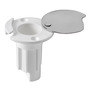 Flat base for retractable rods