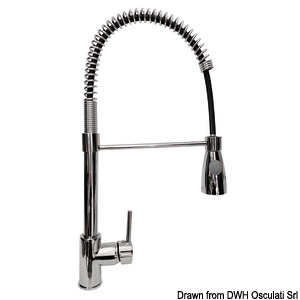 Jessy kitchen tap with spray nozzle