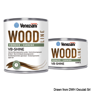 Barniz Wood Line bicomponente brillante