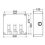 Système lave-vitres 9,7 l 3 pompes 24 V