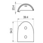 SS terminal for fender profile 20 flared