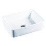 White ceramic vessel sink 400x300x130 mm