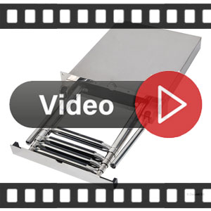 Stepenice teleskopske EasyUp ugradbene s ručkama