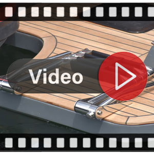 Teleskopske stepenice EasyUp za montažu iznad  platforme s ručkama