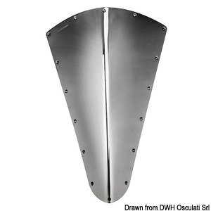 DOUGLAS MARINE AISI316 stainless steel bow shield