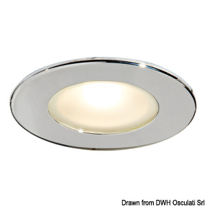Atria II LED recess ceiling light mirror-polished IP65