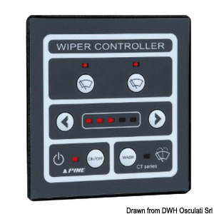 Smart control panel for windshield wipers - universal