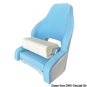 Ergonomic padded seat w/RM52 Flip up to be padded