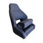 Ergonomic padded seat with Flip UP RM52 Dark blue