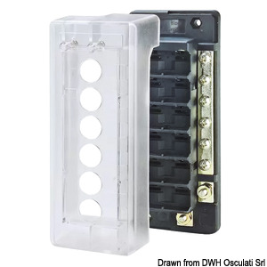 Circuit breaker fuse holder box