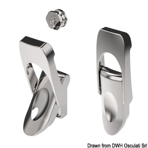 Stainless steel lever latch