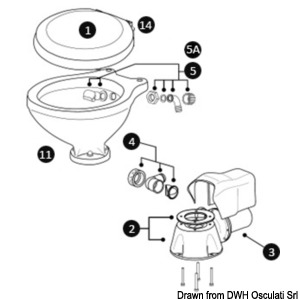 Spare parts and accessories for SILENT Space Saver, Compact and Comfort electric toilets