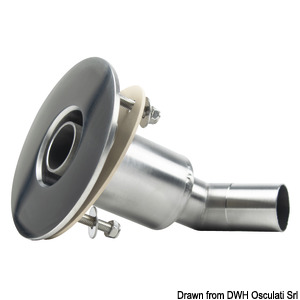 Exhaust adapter for yachts or boats