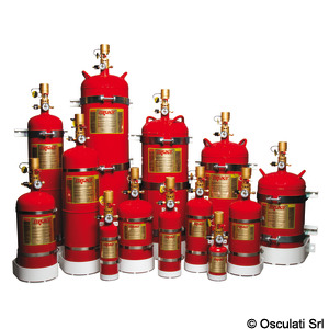 Pionowe gaśnice FIREBOY z agentem czyszczącym FK-5-1-12 z aktywacją ręczną/automatyczną