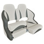 Asiento doble anatómico acolchado con flip up H99