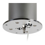 Pata de mesa Dudge 77 redonda eléctrica de aluminio