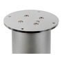 Pata de mesa Dudge 77 redonda eléctrica de aluminio