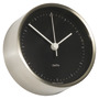 Orologio Clausen inox satinato/nero
